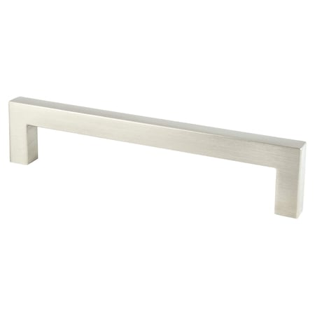 Berenson Contemporary Advantage One 128mm CC Brushed Nickel Square Pull 9012-4BPN-P